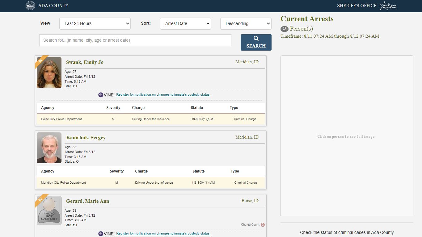 Arrests - apps.adacounty.id.gov